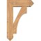 Ekena Millwork Westlake Arts and Crafts Smooth Bracket w/ Offset Brace, Western Red Cedar, 7 1/2"W x 24"D x 36"H BKT0806X24X36WTL03SWR - alternate 3